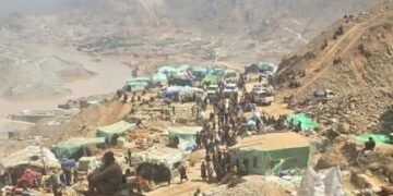 لغزش تپه در معدن طلای بدخشان جان دست‌کم پنج معدنچی را گرفت