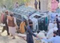 ۱۸ کشته در حادثه موتر حامل عودت‌کنندگان در لغمان